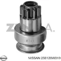 Бендикс стартера NISSAN 233120W010