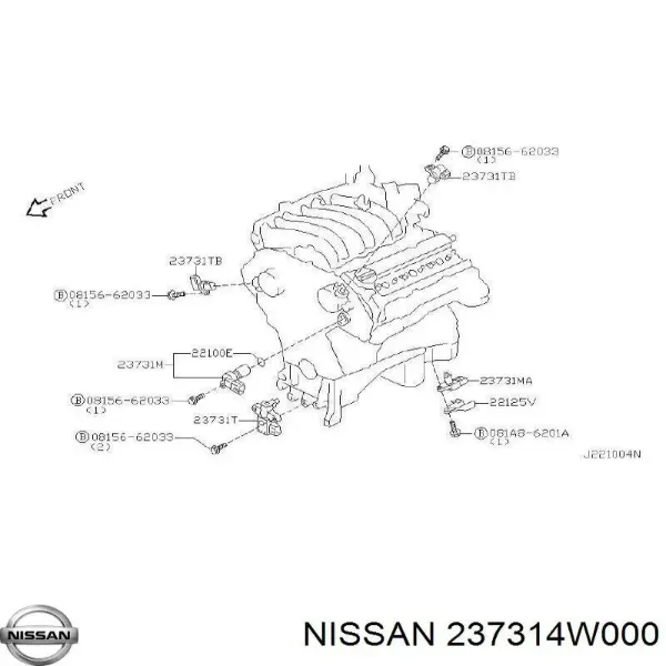  237314W000 Nissan/Infiniti