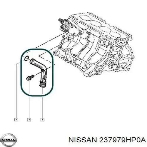 Прокладка масляного насоса 237979HP0A Nissan/Infiniti