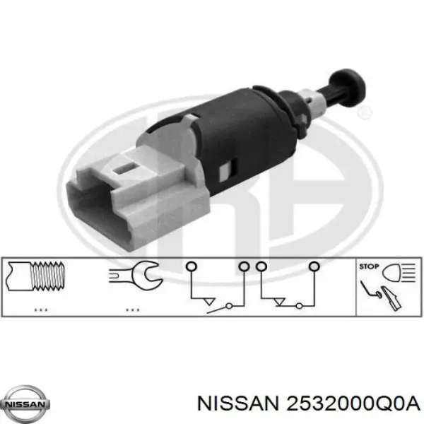 Датчик стоп сигнала 2532000Q0A Nissan/Infiniti