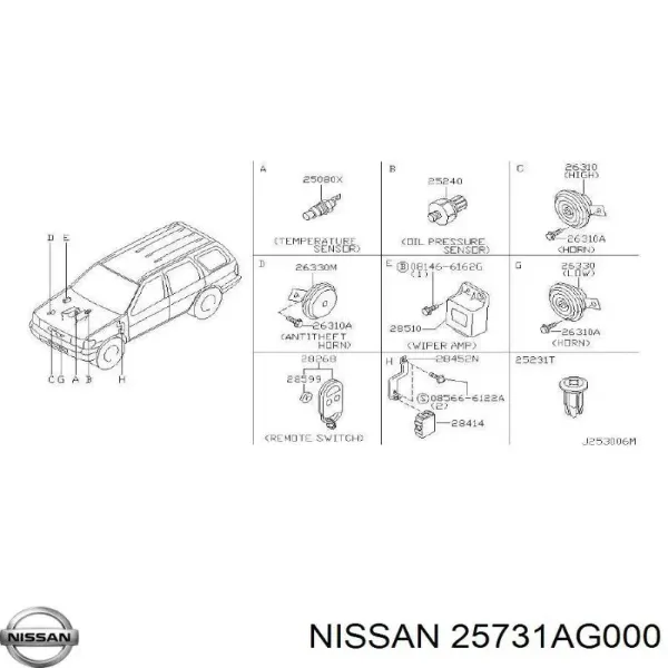 Реле указателей поворотов на Nissan Almera II N16