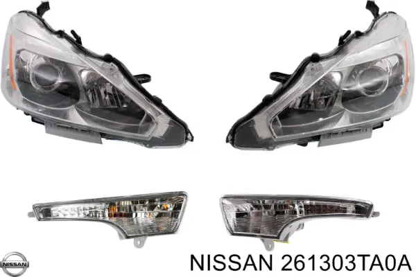 Правый указатель поворота Nissan Altima L33 седан (2012 - 2018) цена, от 24.99 USD