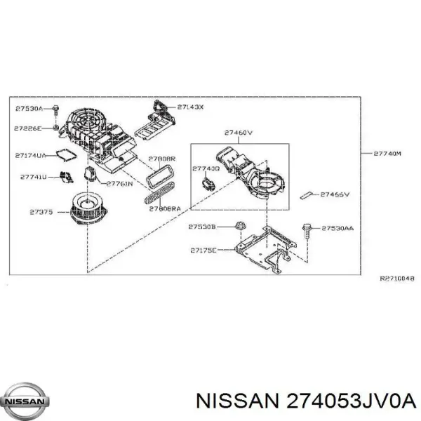  274053JV0A Nissan/Infiniti