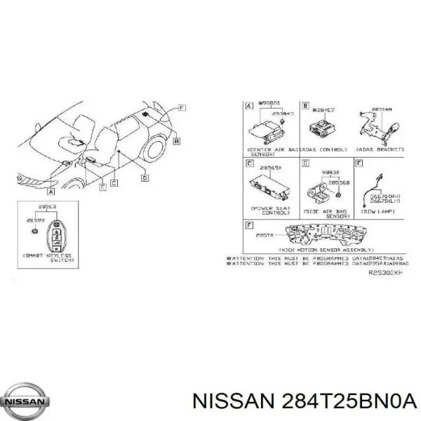  284T25BN0A Nissan/Infiniti