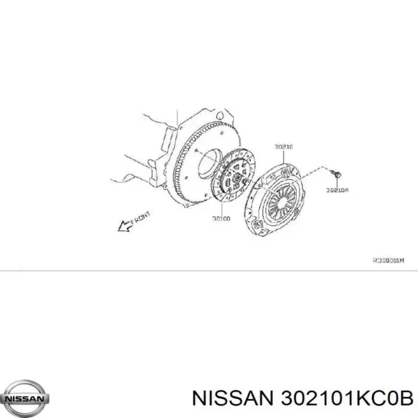 Сцепление 302101KC0B Nissan/Infiniti
