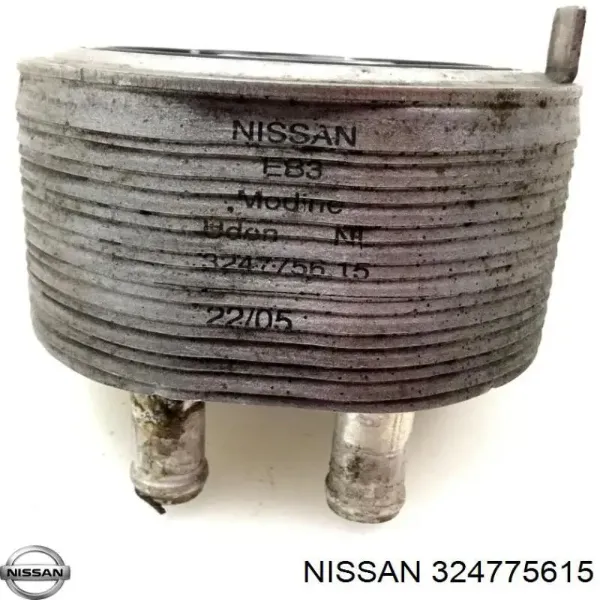 Радиатор масляный (холодильник), под фильтром 324775615 Nissan/Infiniti