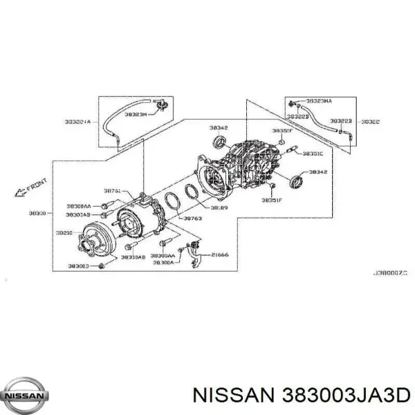  383003JA3D Nissan/Infiniti