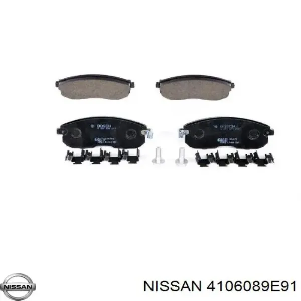 Передние тормозные колодки 4106089E91 Nissan/Infiniti