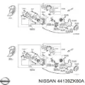 Направляющая суппорта переднего нижняя NISSAN 44139ZK80A