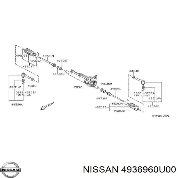  4936960U00 Nissan/Infiniti