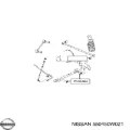 Сайлентблок заднего продольного верхнего рычага NISSAN 5504511C05