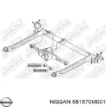 Сайлентблок тяги поперечной (задней подвески) NISSAN 551570M001