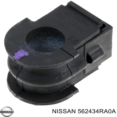 Втулка стабилизатора переднего, комплект NISSAN 562434RA0A