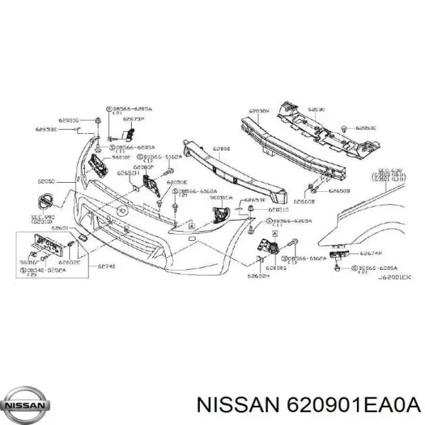  620901EA0A Nissan/Infiniti
