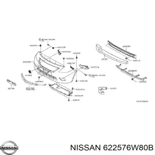  622576W80B Nissan/Infiniti