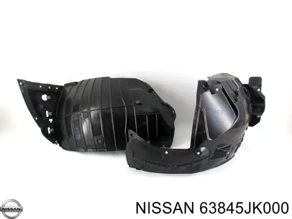 Подкрылок крыла переднего левый передний 63845JK000 Nissan/Infiniti