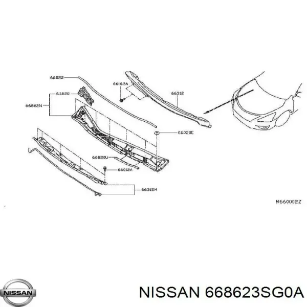  668623SG0A Nissan/Infiniti