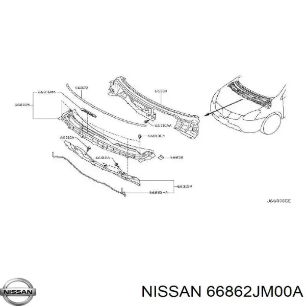  66862JM00A Nissan/Infiniti