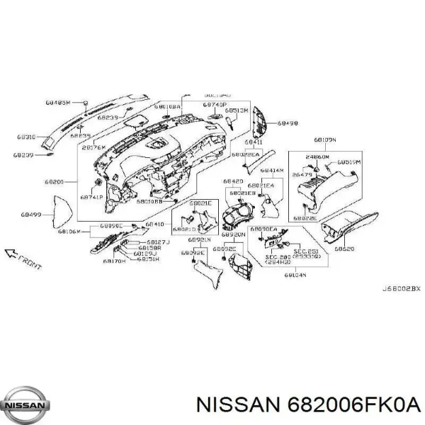  682006FK0A Nissan/Infiniti