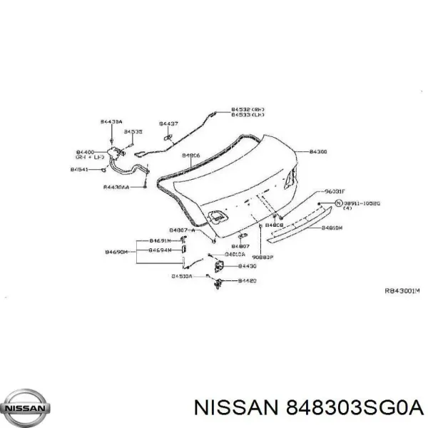  848303SG0A Nissan/Infiniti