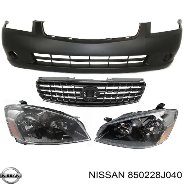 Задний бампер 850228J040 Nissan/Infiniti