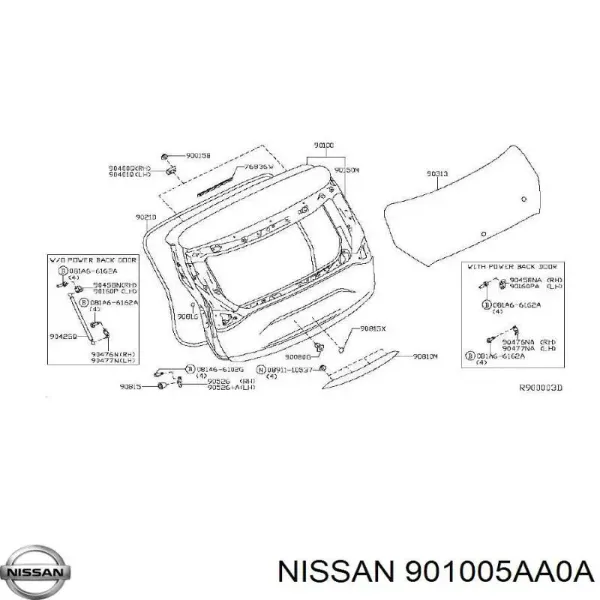  901005AA0A Nissan/Infiniti