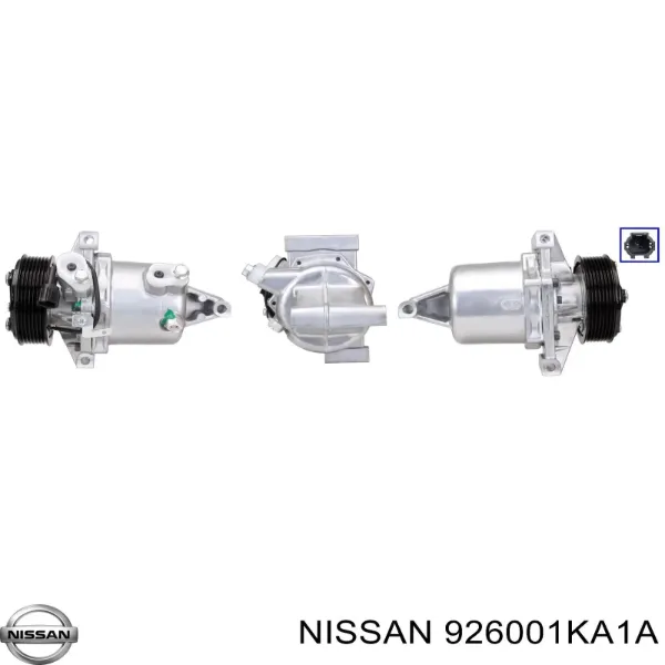 Компрессор кондиционера 926001KA1A Nissan/Infiniti