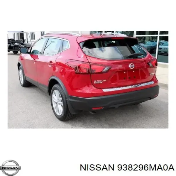 Расширитель (накладка) арки заднего крыла левый 938296MA0A Nissan/Infiniti