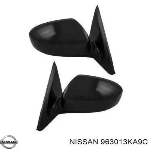 Правое зеркало 963013KA9C Nissan/Infiniti