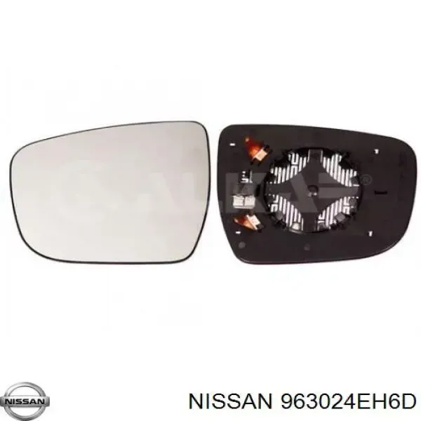 Левое боковое зеркало 963024EH6D Nissan/Infiniti