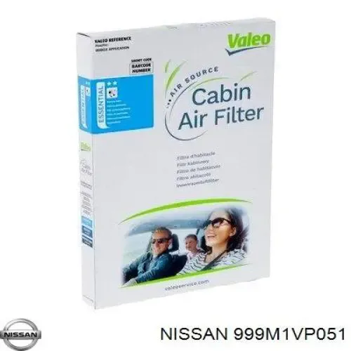 Фильтр салона 999M1VP051 Nissan/Infiniti