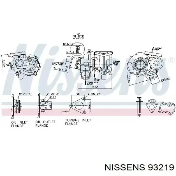 Турбина 030TC14502000 Mahle Original