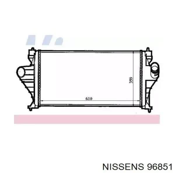 Интеркулер 96851 Nissens