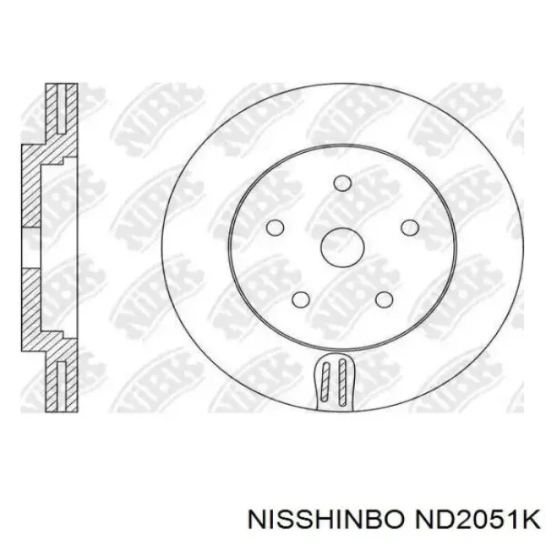 Передние тормозные диски 12742095R Centric Parts