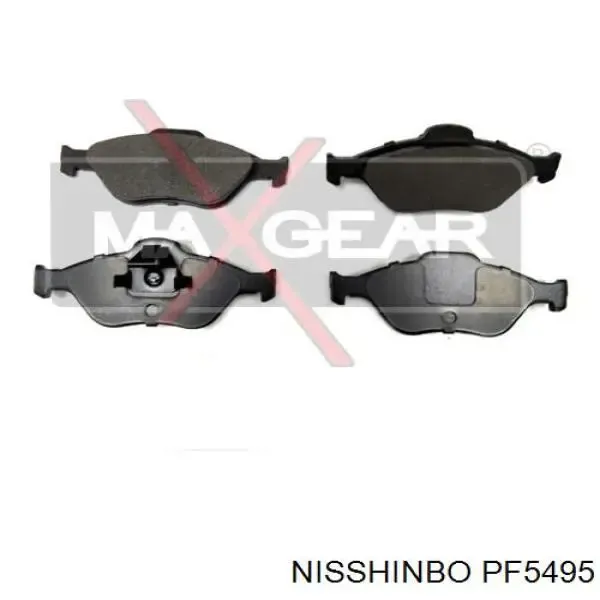Передние тормозные колодки PF5495 Nisshinbo