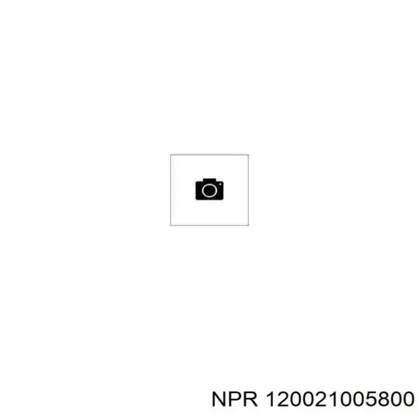 Комплект поршневых колец на 1 цилиндр, стандарт 120021005800 NE/NPR