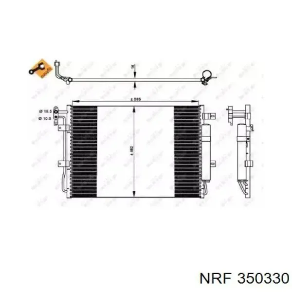 Радиатор кондиционера RC940406 Signeda
