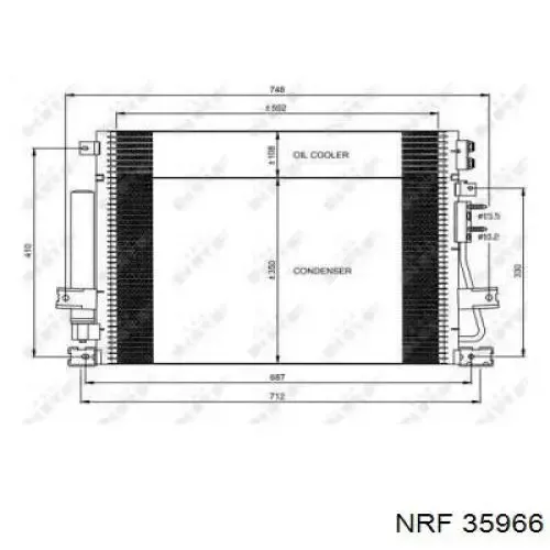 Радиатор кондиционера 2431K8C2 Polcar