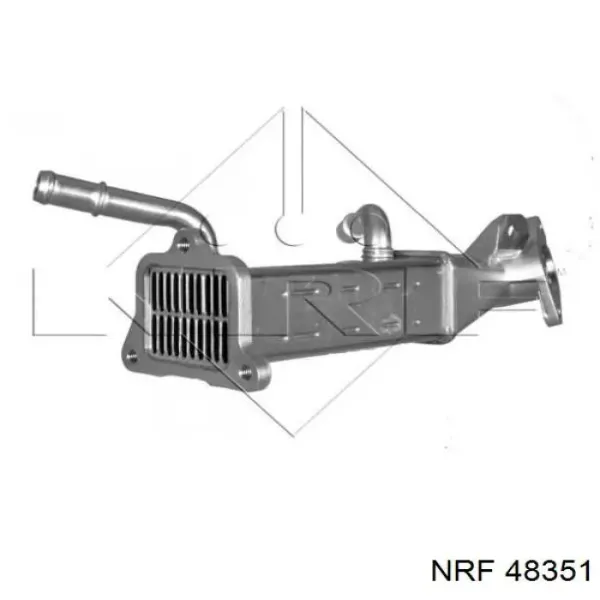 Радиатор системы EGR 892746 Metzger