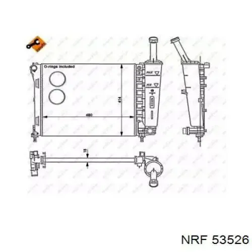 Радиатор 303508A1 Polcar