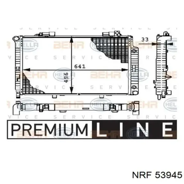 Радиатор охлаждения двигателя Mercedes 2105006503 цена, от