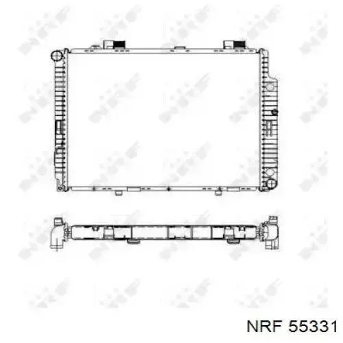 Радиатор 55331 NRF