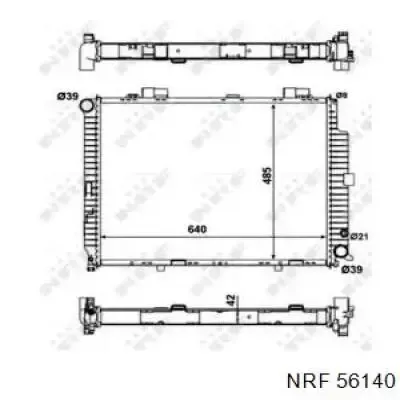 Купить 5015087 Polcar Радиатор водяной
