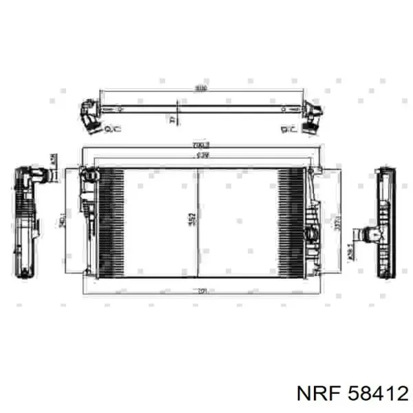 Радиатор 3M121093 AND