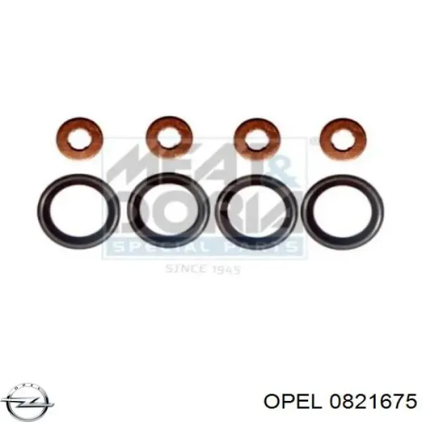 Кольцо (шайба) форсунки инжектора посадочное Opel 0821675 цена, от
