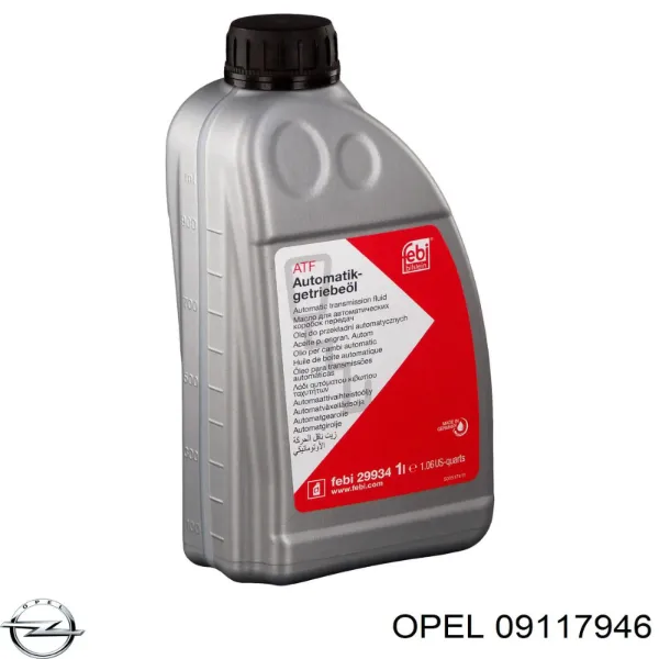 Трансмиссионное масло 09117946 Opel