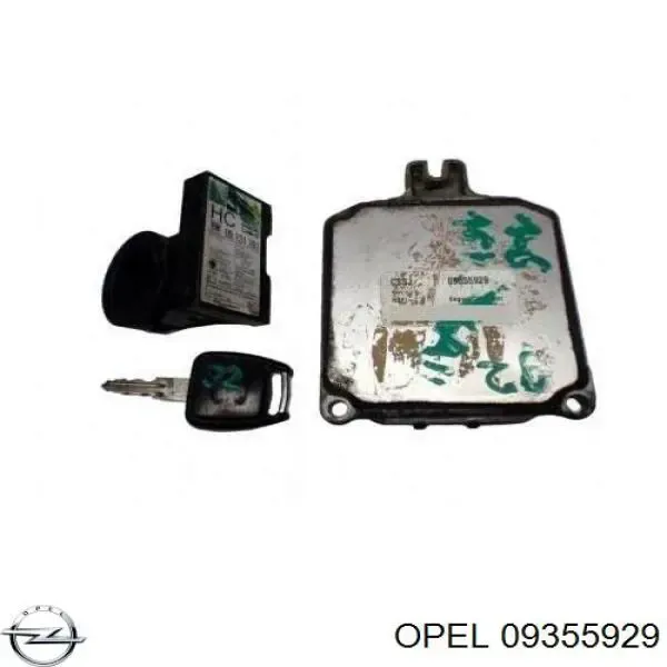 Блок управления двигателем 09355929 Opel