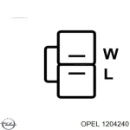 Реле регулятор генератора OPEL 1204240 Реле регулятор генератора OPEL 1204240