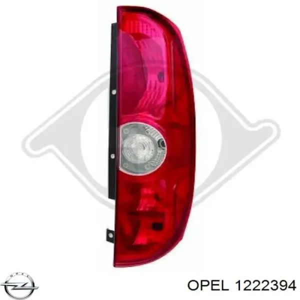 Фонарь задний левый 1222394 Opel