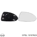 Стекло левого зеркала заднего вида OPEL 13187623